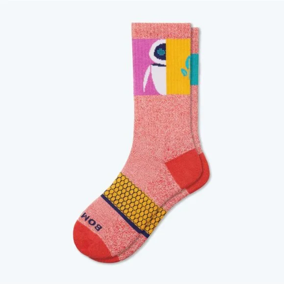 4 Pairs Bombas Sesame Street Crew Socks Elmo Big Bird Bert Kids Unisex Small